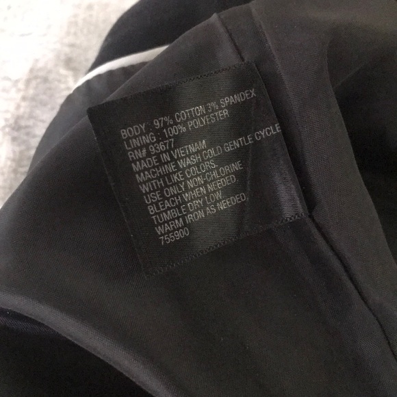 Bright yellow & black pencil skirt 14 color block back zip & darts mid rise 🐝 - Picture 6 of 8